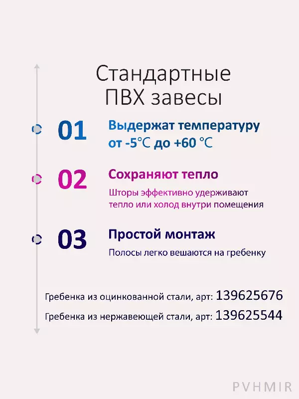 ПВХ завеса красная непрозрачная 2x200
